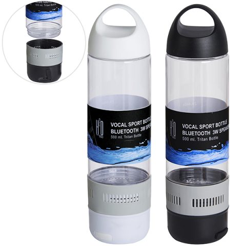 רמקול BT 3W מבית H2O משולב בבקבוק  דגם ספורט טריטן